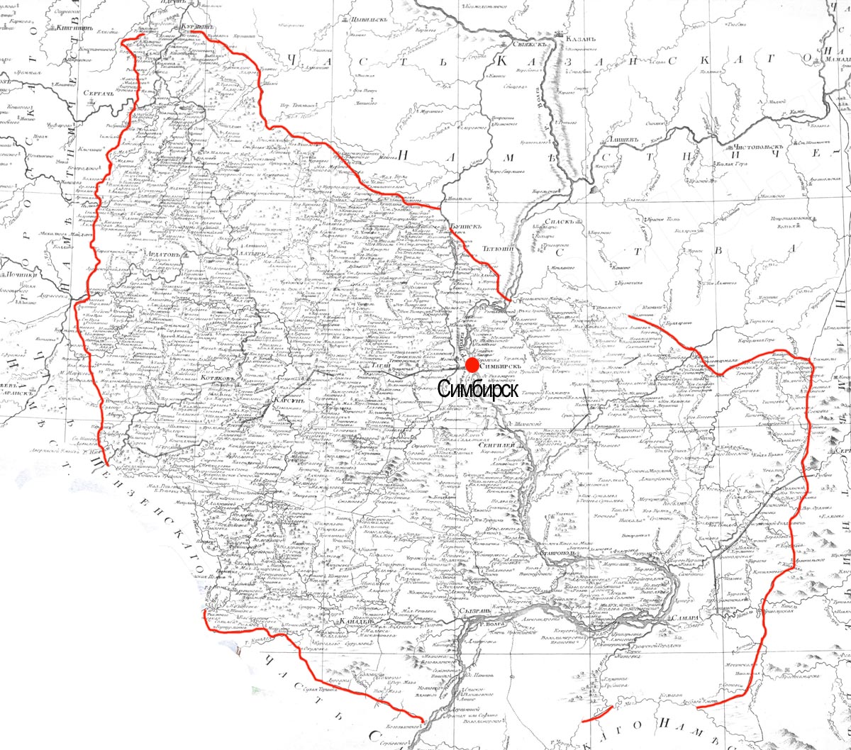 СТАРИННЫЕ КАРТЫ ПОВОЛЖЬЯ