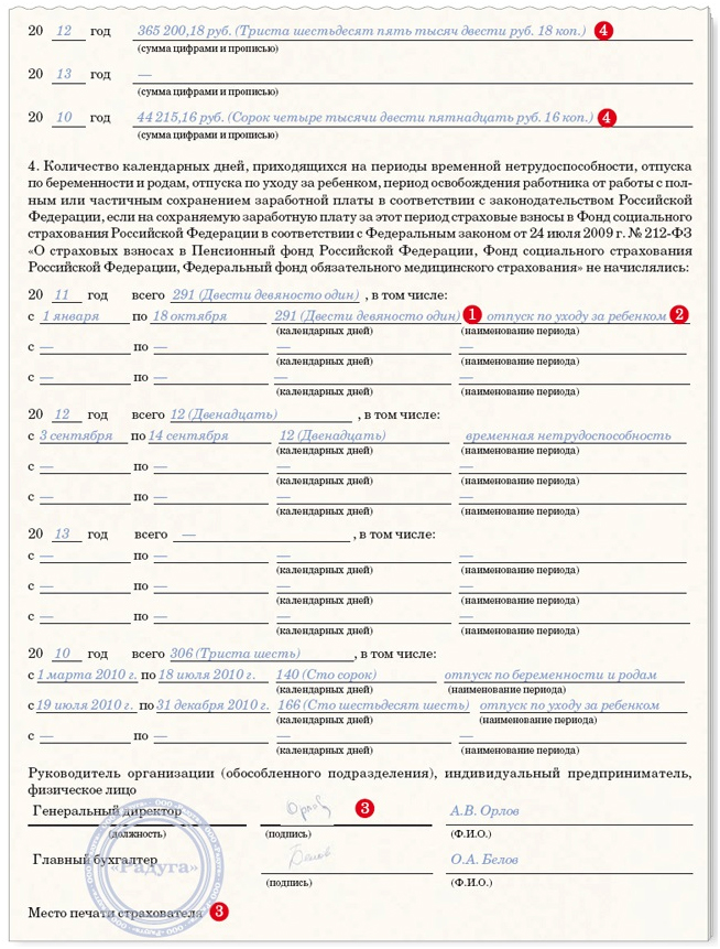 Расчет пособия по беременности и родам