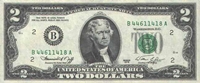 2 доллара США
